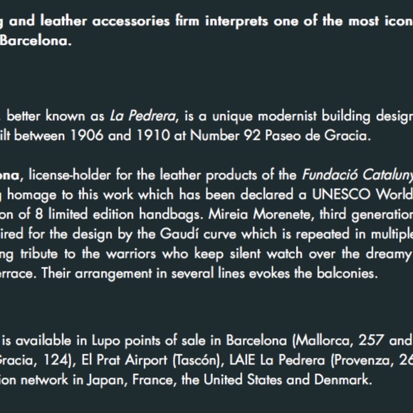 LUPO BARCELONA - Limited Edition - Picture 8 of 10